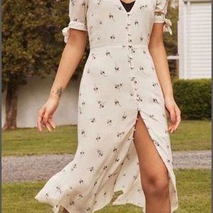 Urban Outfitters Melanie Button Down Midi Dress XS